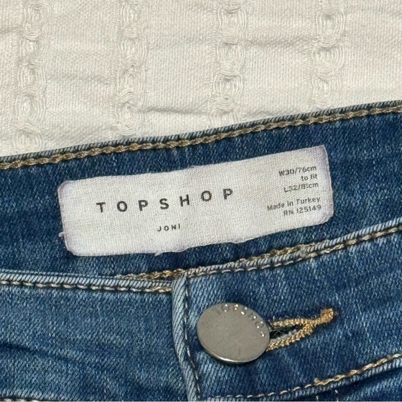 Topshop Joni Jeans High Rise - Picture 2 of 3